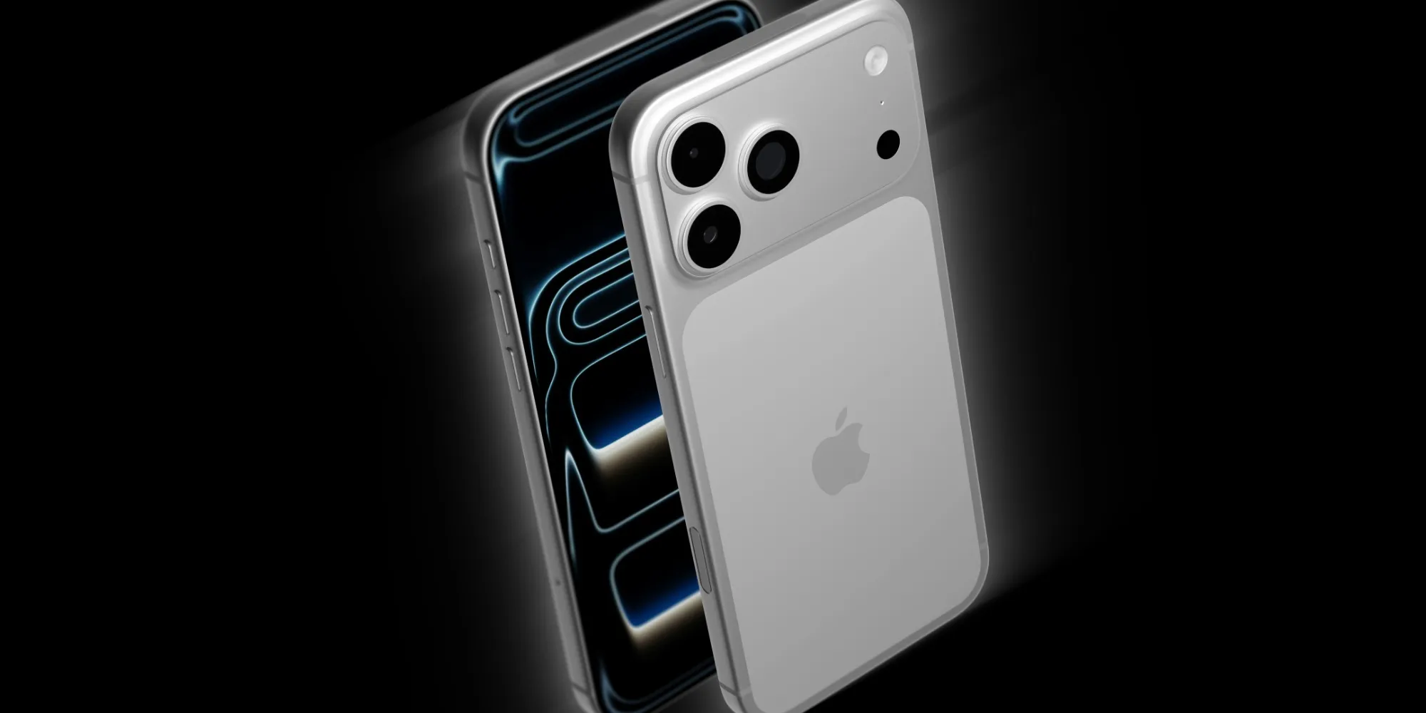 現行のiPhone 17 Proの前面と背面