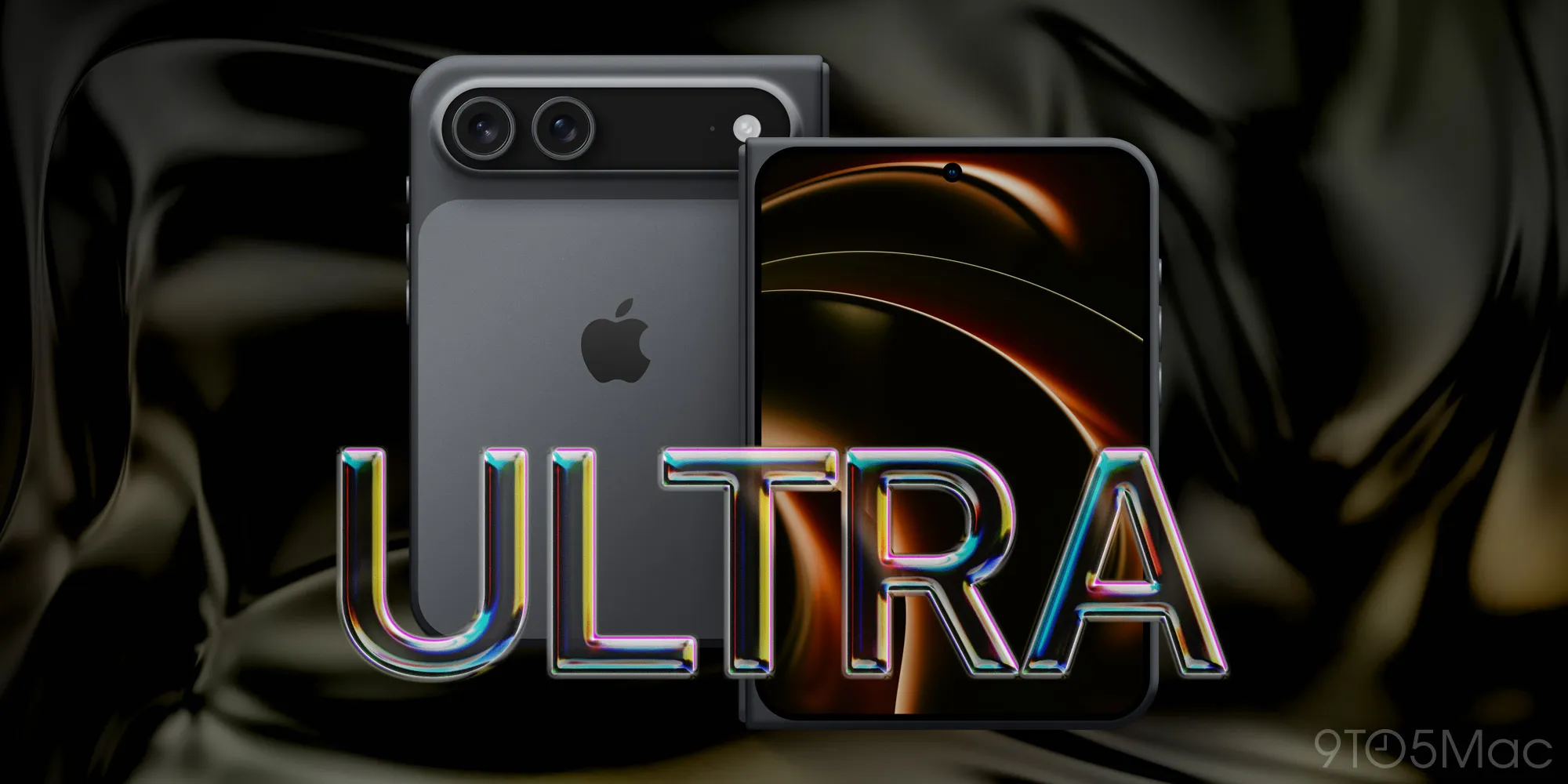 折りたたみiPhone（iPhone Ultra）のデザインイメージ