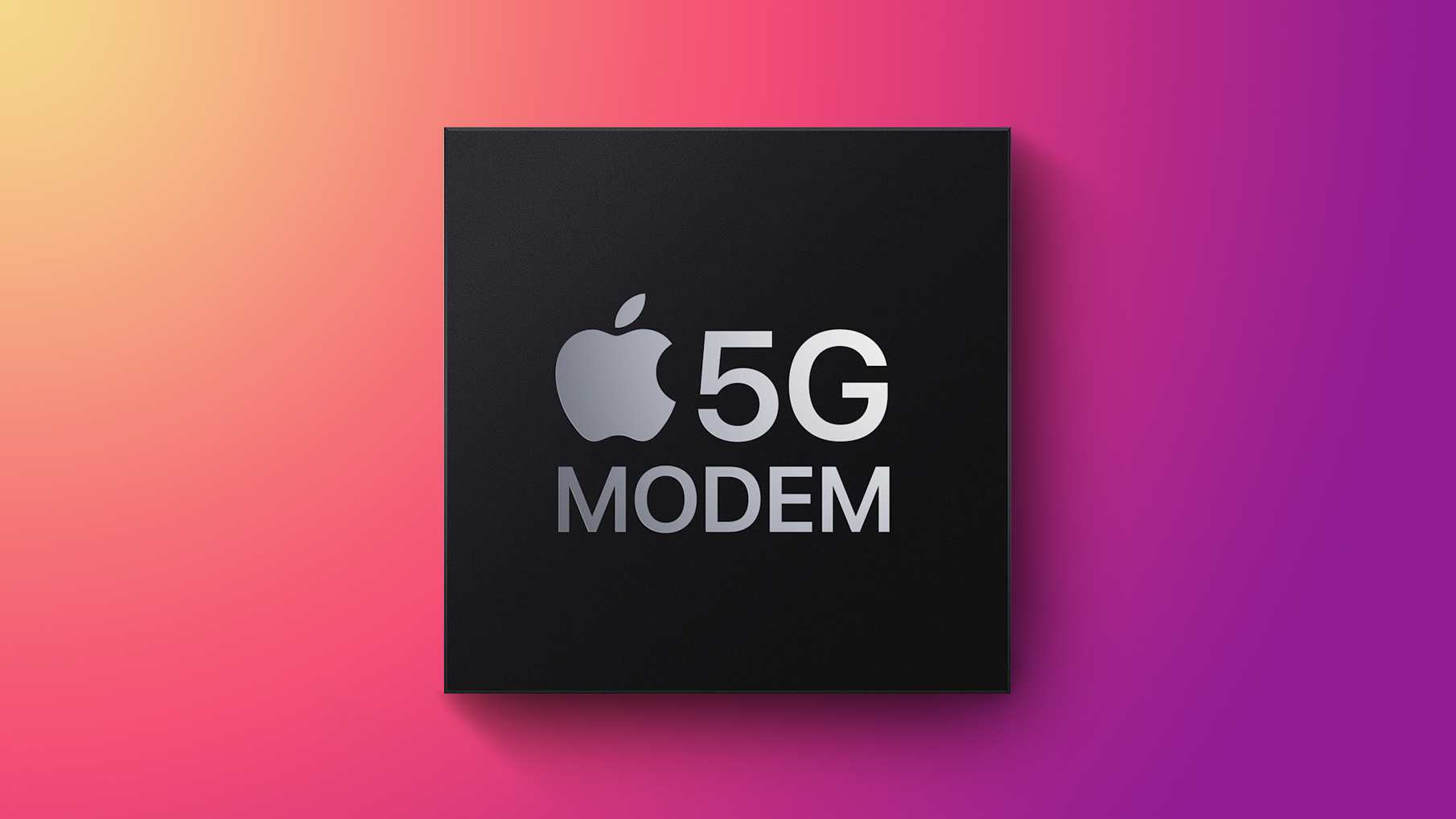 Appleの5Gモデムのイメージ