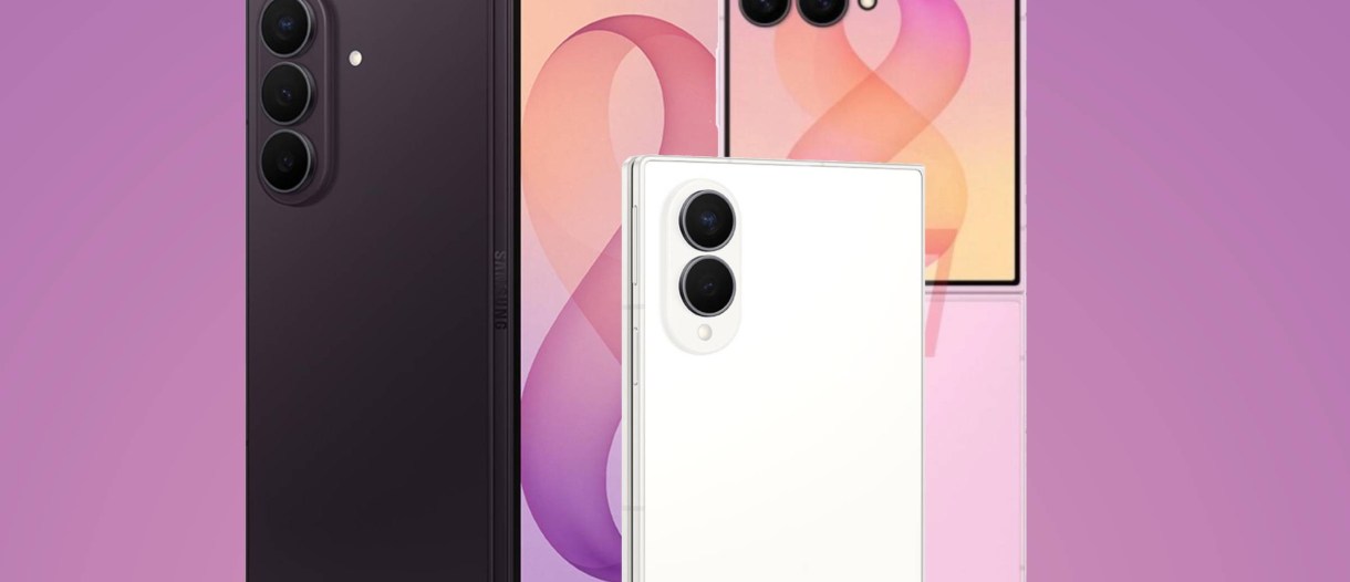 Galaxy Z Fold8 UltraとGalaxy Z Fold8、Galaxy Z Flip8とされるレンダリング画像