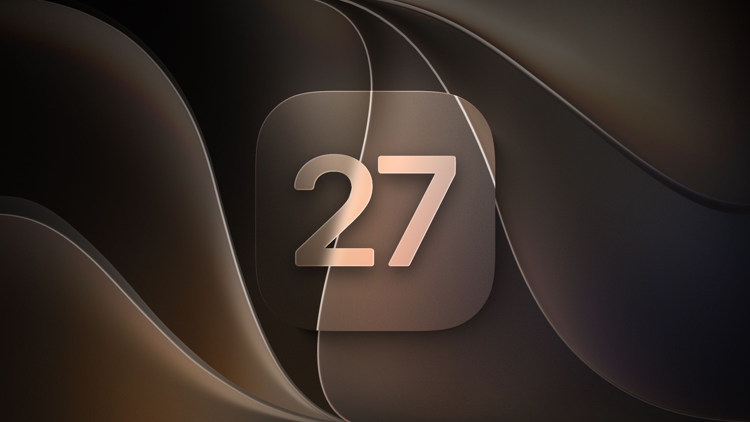 iOS 27のロゴを示すイメージ