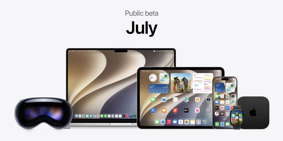 iOS 27パブリックベータの配信時期を示すイメージ