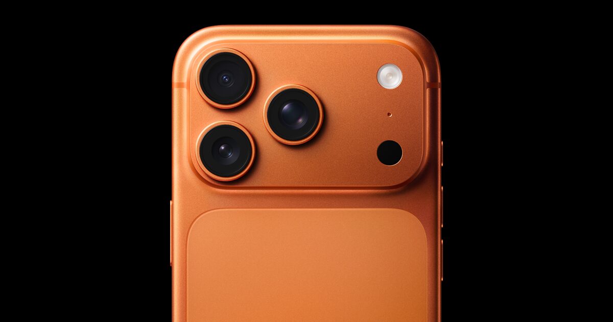iPhone 17 Proの背面カメラ部分