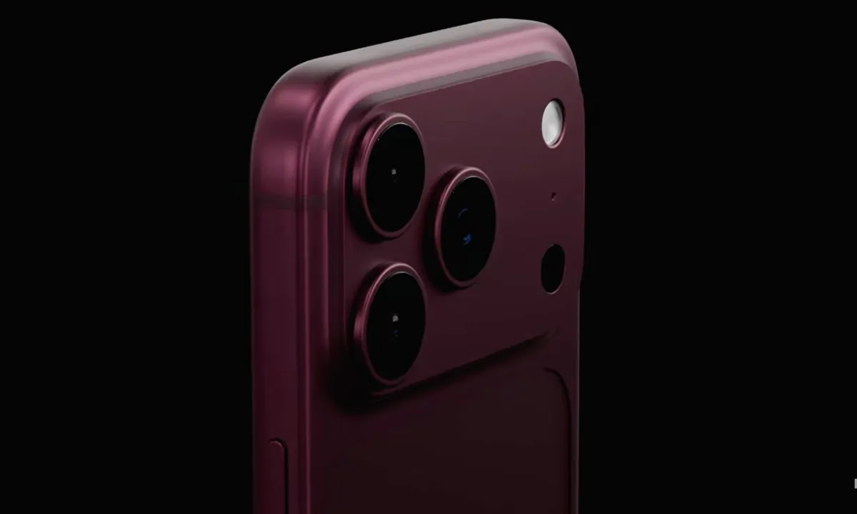 iPhone 18 Proのカメラ部分を写したイメージ