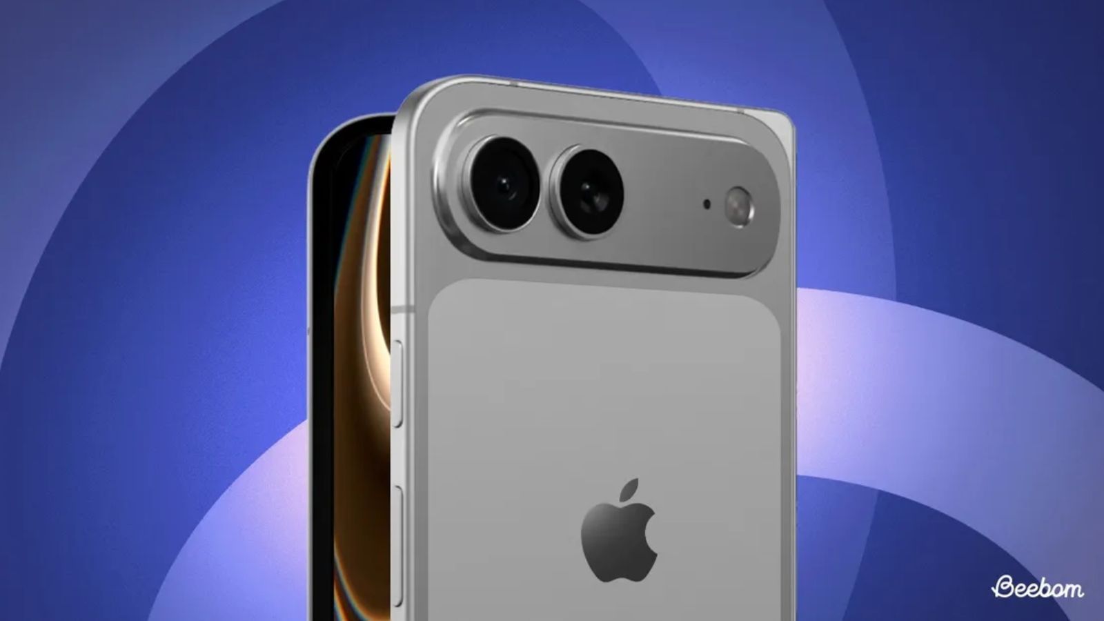 折りたたみiPhone（iPhone Ultra）の背面イメージ